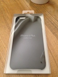 iPhone 6 Plus レザーケース - ブラック