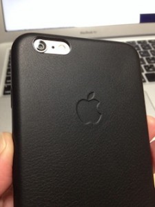 iPhone 6 Plus レザーケース - ブラック